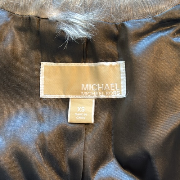 Michael Kors Grey Real Rabbit Fur Vest - Picture 3 of 7